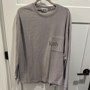 Kith Taupe Long Sleeve Tee